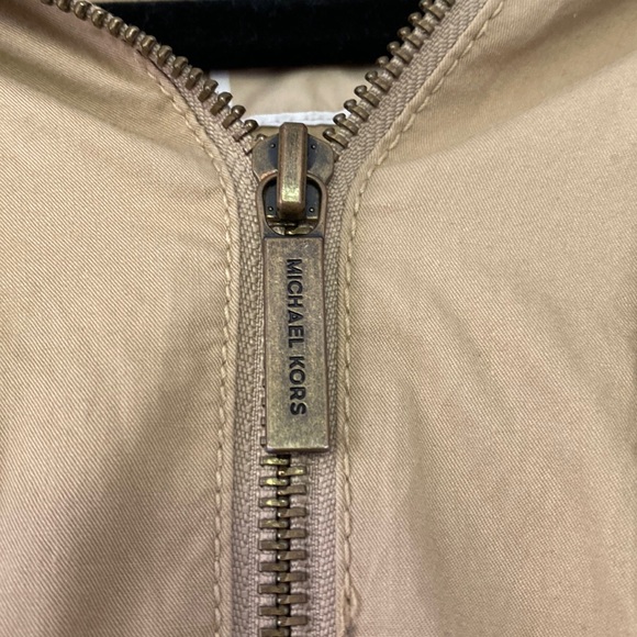 Michael Kors Tan Hooded Utility Jacket—Medium - Picture 7 of 10
